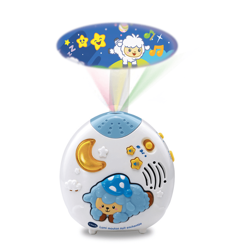 Lumi mouton nuit enchantée bleu – veilleuse