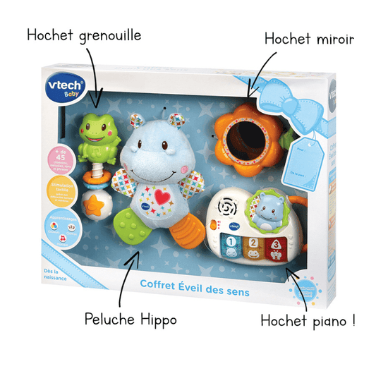 Coffret naissance – Eveil des sens – Bleu VTech