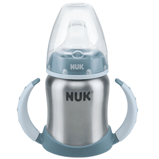 Tasse d’apprentissage NUK en acier inoxydable -BLEU