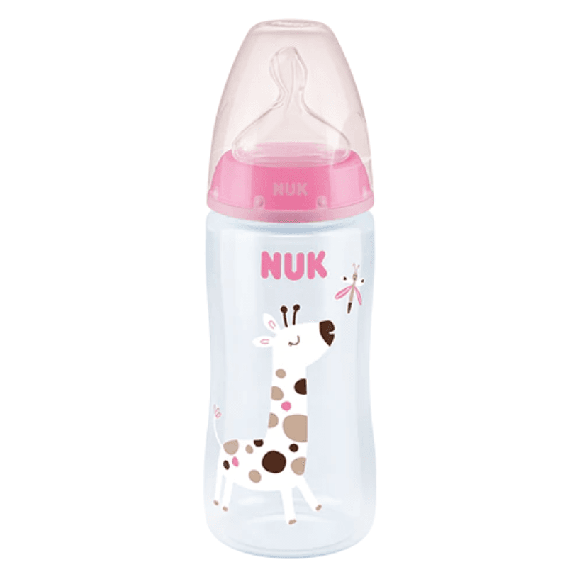 Biberon NUK First Choice Plus 0-6 mois 300 ml ROSE