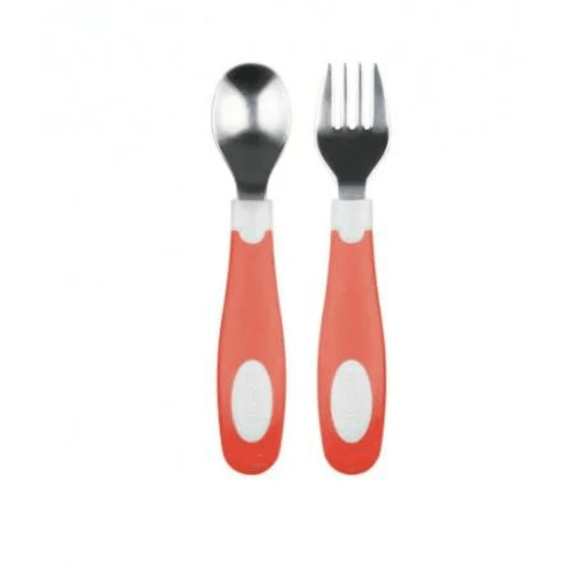 Dr Brown’s Set couverts en inox 12m+ Corail