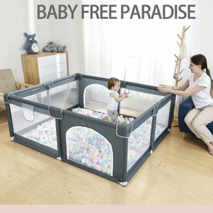 parc de jeux pour bébé de grande taille avec anti-collision-toimoys