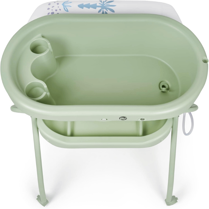 Baignoire et matelas à langer vert – Ms