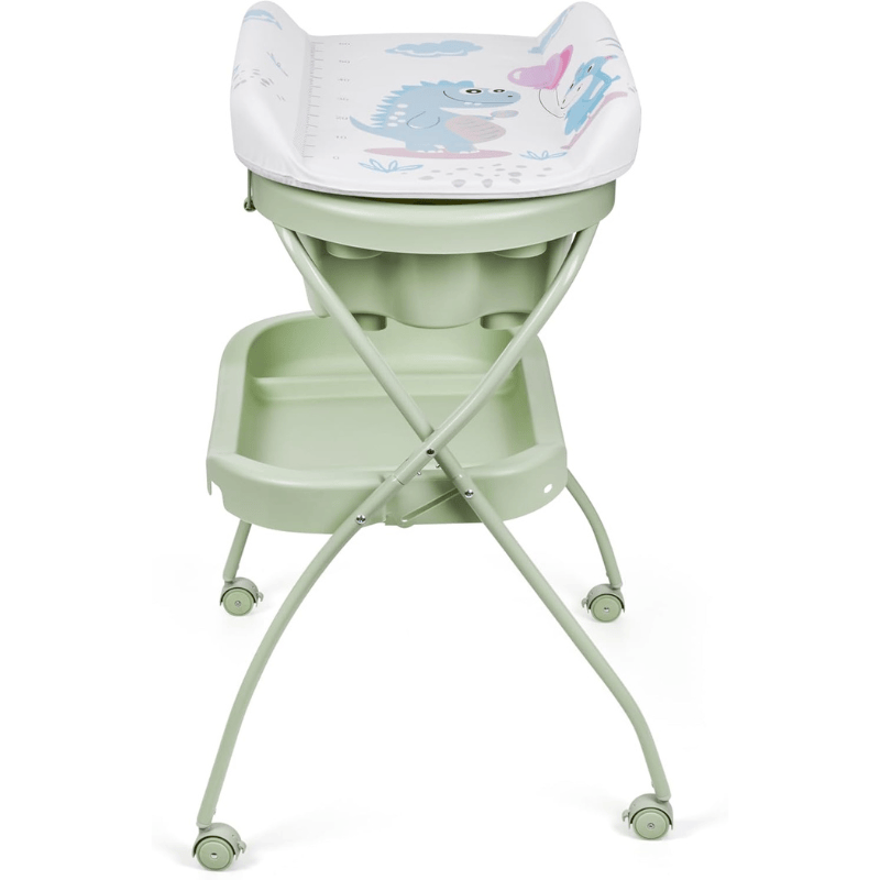 Baignoire et matelas à langer vert – Ms