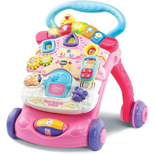 Super trotteur parlant 2 en 1 Rose de Vtech