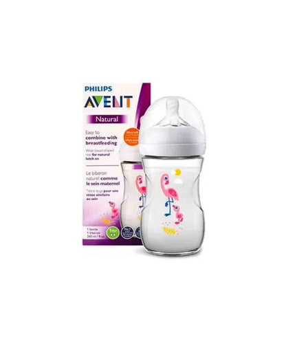 Philips AVENT Biberon Naturel Flaming 260ml +1m Scf070/21