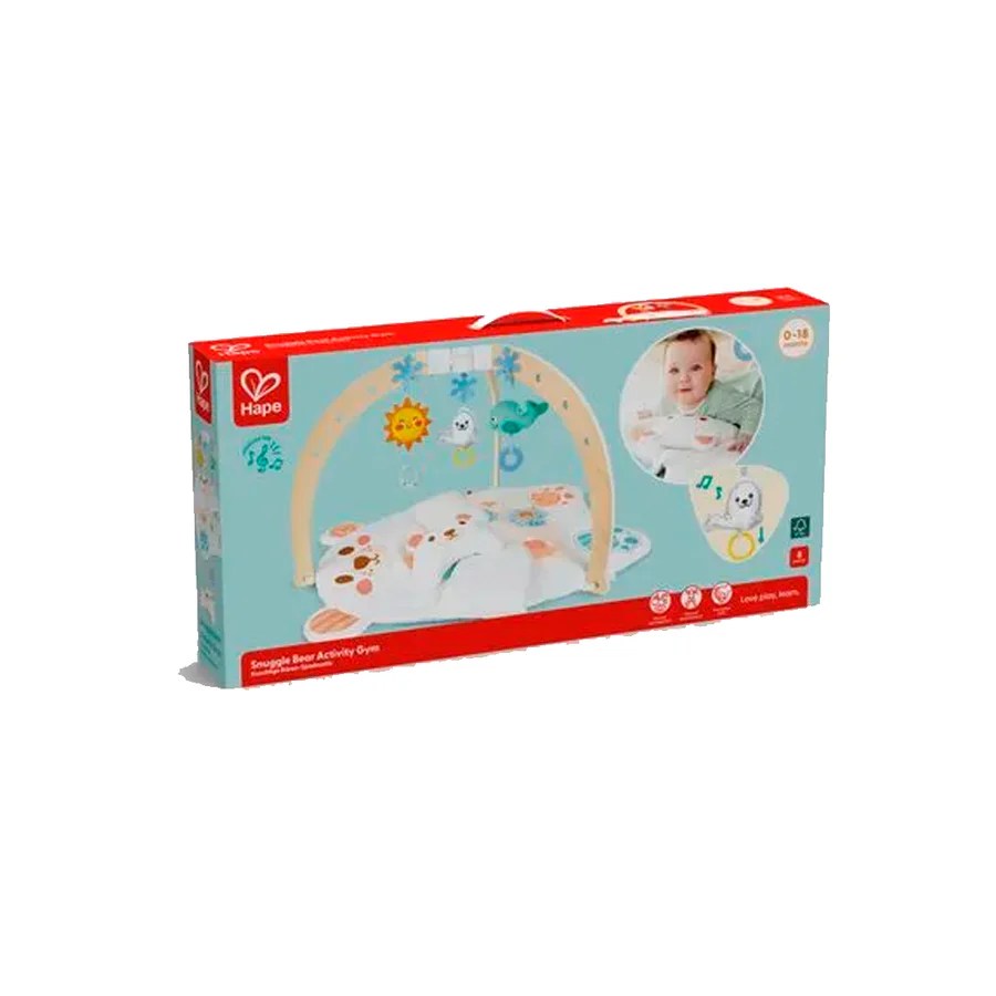 Hape Tapis d’éveil Ourson câlin avec arche