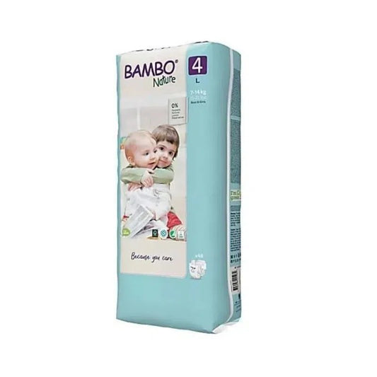 BAMBO NATURE COUCHES T4 7-14 KG / 48 COUCHES