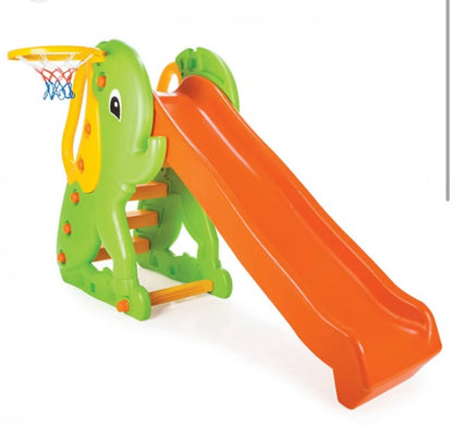 Toboggan d’Éléphant avec Panier de Basket – Pilsan