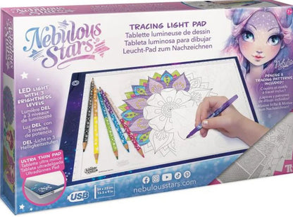 Bloc de Lumière pour Traçage et Coloriage – Nebulous Stars