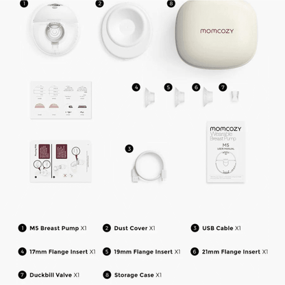Tire-lait mains libres M5 single Momcozy