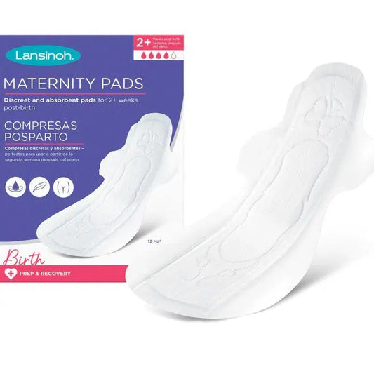Lansinoh Serviettes Maternité Taille M 2 Semaines et Plus – 12 Unités