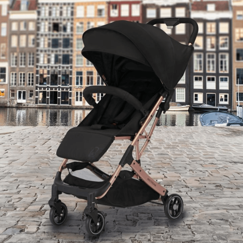 Poussette dorée d’Amsterdam – ASALVO