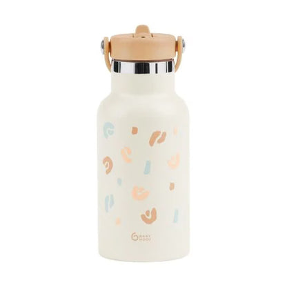 Paille Gourde Inox Little Explorer Ivoire