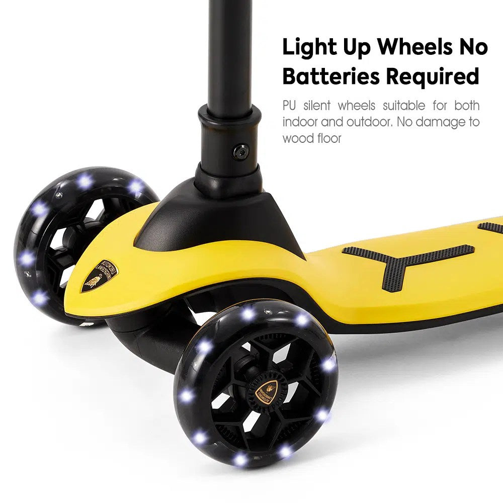 Trottinette enfant Lamborghini JAUNE