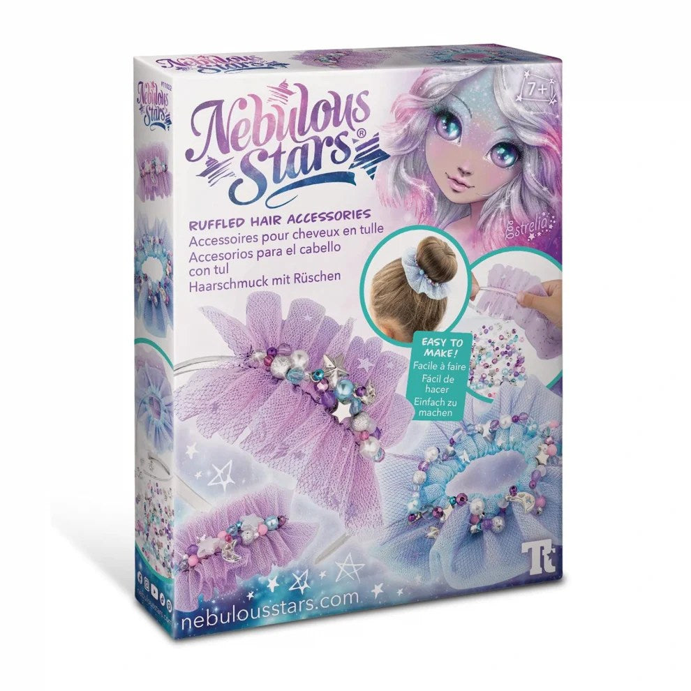 Kit Créatif Accessoires pour Cheveux en Tulle Estrelia – Nebulous Stars