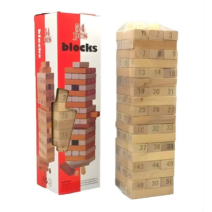 Jeu d’Empilement Blocks – 54 Pièces