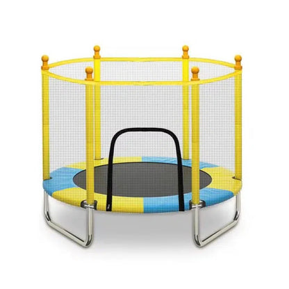 Trampoline Enfant Ø 1.4 m – Filet de Sécurité 360° & Pieds en U