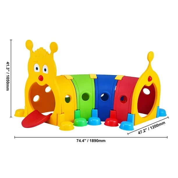 Tunnel d’activités Chenille (4 sections) – Pilsan