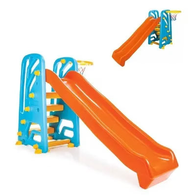 Toboggan Ondulé à Échelle avec Panier de Basket – Pilsan