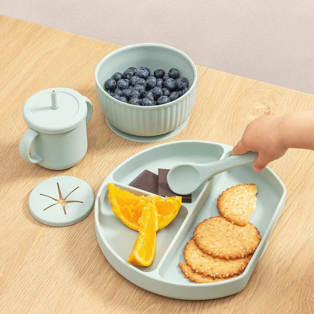Coffret repas silicone 7 PCS – Eurekakids