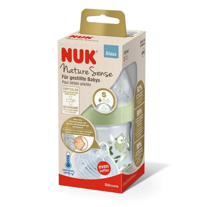 NUK Biberon Nature Sense 150ml – Vert