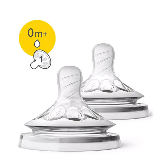 Philips Avent 2 Tétines Natural Débit Nouveau-né – 0mois+