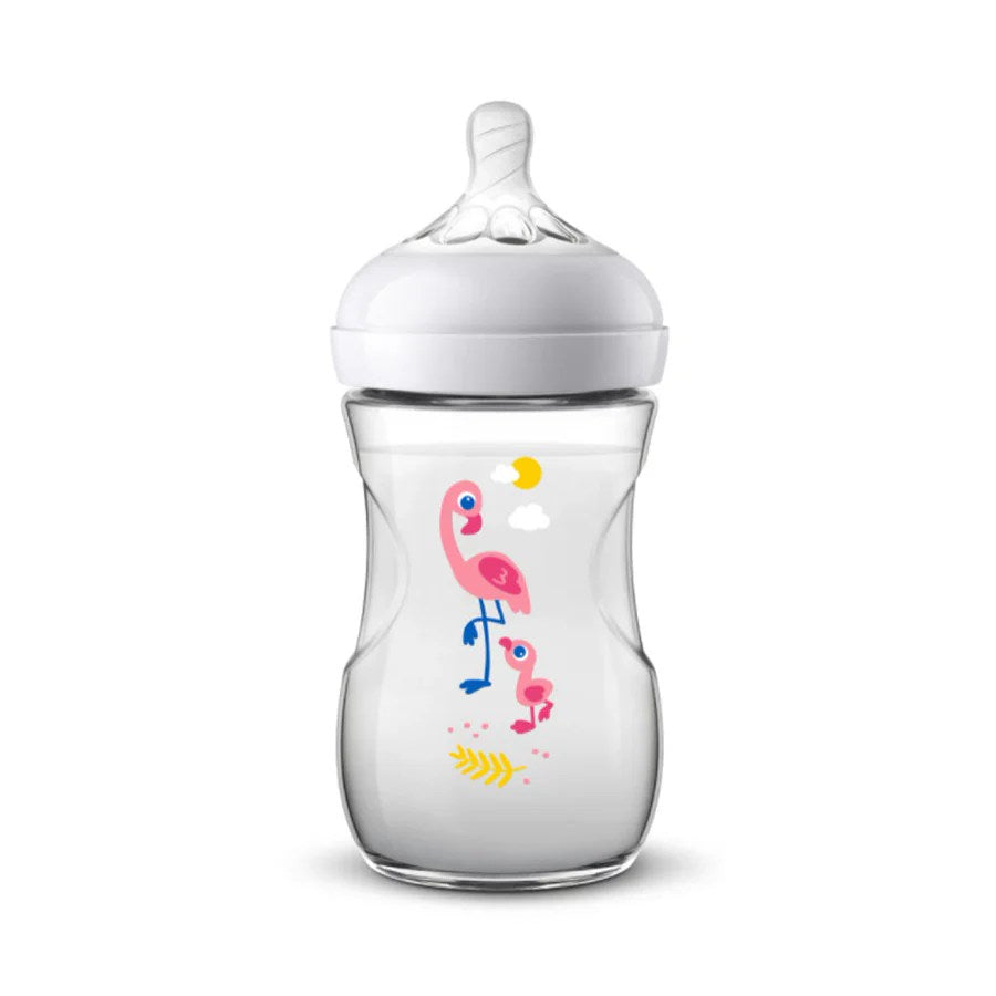 Philips AVENT Biberon Naturel Flaming 260ml +1m Scf070/21