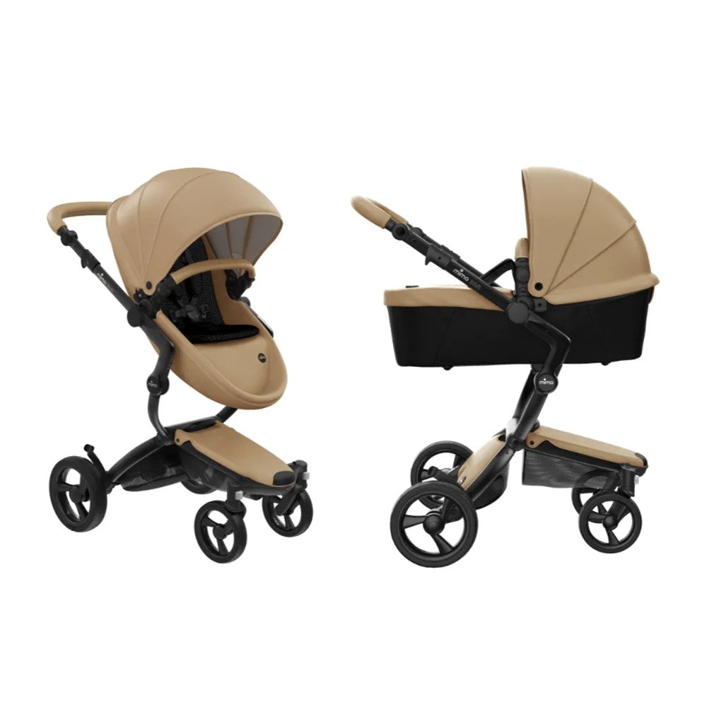 Poussette mima xari latte – châssis noir
