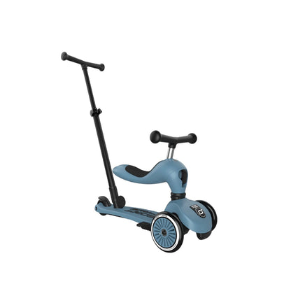 Scoot And Ride Highwaykick 1 Push And Go – Bleu Acier