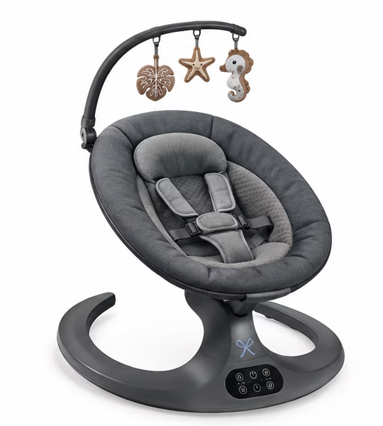 BALANCELLE ÉLECTRIQUE BABY SWING GRIS – MON BÉBÉ