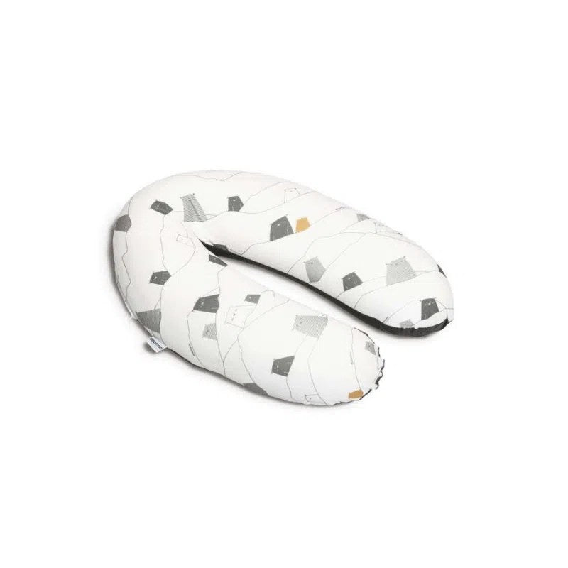 Coussin D’allaitement & Maternité BUDDY Bear Grey Doomoo