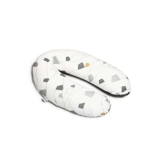 Coussin D’allaitement & Maternité BUDDY Bear Grey Doomoo