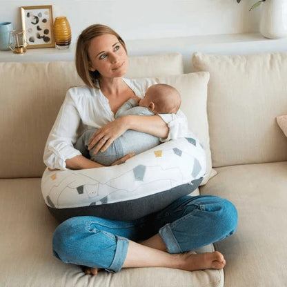 Coussin D’allaitement & Maternité BUDDY Bear Grey Doomoo