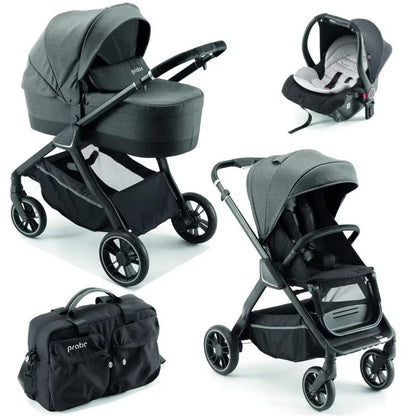 poussette trio PALI PRATIC Chrome Anthracite