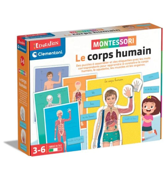 LE CORPS HUMAIN – MONTESSORI – CLEMENTONI