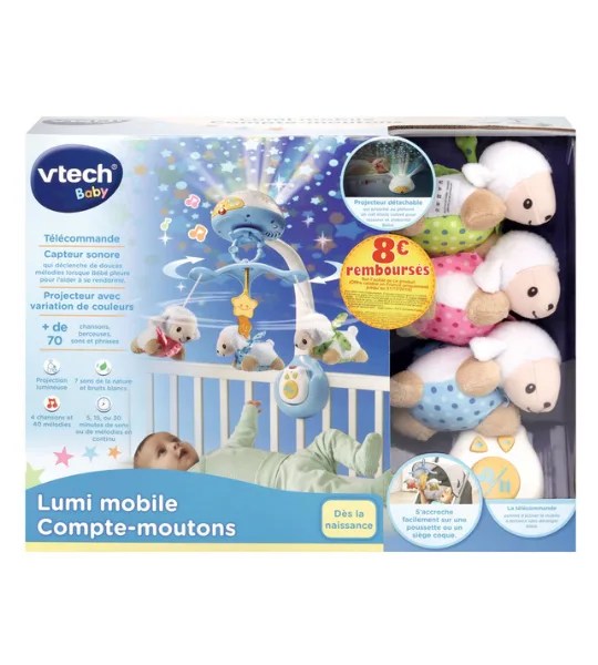 Lumi mobile compte-moutons bleu de Vtech