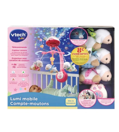 Lumi mobile compte-moutons rose de Vtech