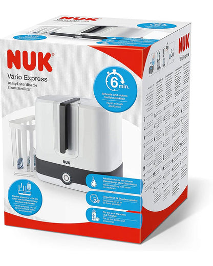 Nuk Vario Express Stérilisateur à vapeur 6 biberons en 6 minutes