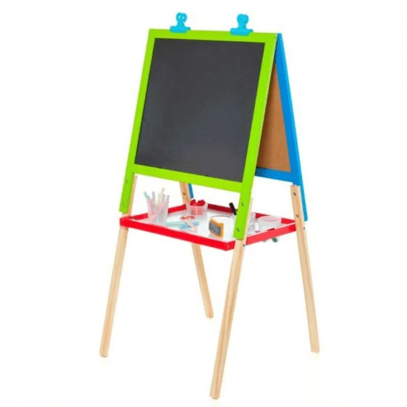 Tableau Creatif en bois 2 en 1 – 46 pcs – molto