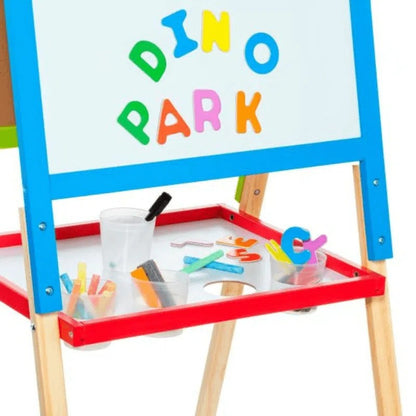 Tableau Creatif en bois 2 en 1 – 46 pcs – molto