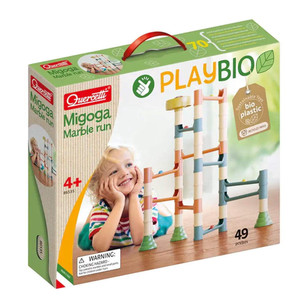 Quercetti Migoga Marble Run – Piste à Billes 49 Pièces 4A+