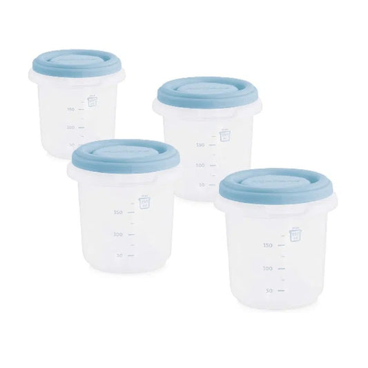 Miniland Set 4 Pots de conservation Bleu