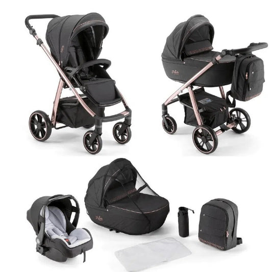 POUSSETTE TRIO PALI Diamante gold rose Edition Limitée