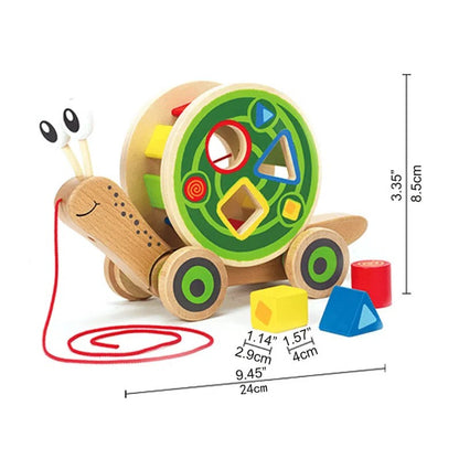 ESCARGOT ROULANT AVEC JEU DE FORMES