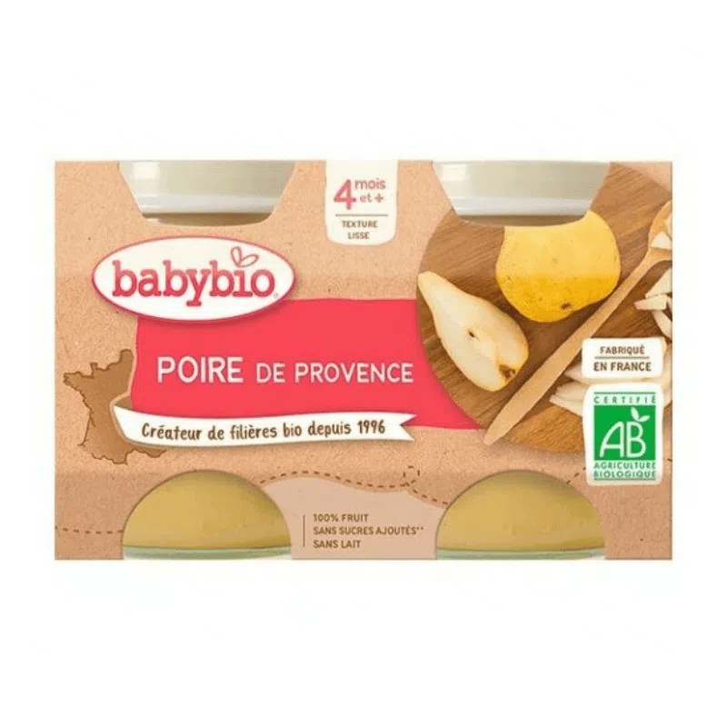 Pot poire – 2x130g – Babybio