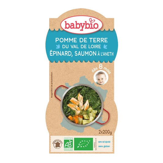 Pomme de Terre du Val De Loire Epinard Saumon à l’Aneth