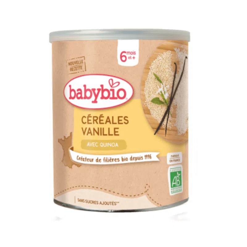 BABYBIO CÉRÉALES VANILLE AVEC QUINOA