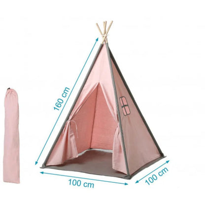 TENTE TEEPEE ROSE – KIOKIDS
