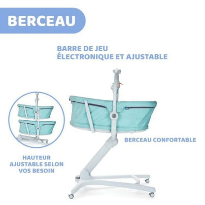 CHICCO Transat berceau 4 en 1 – Baby Hug – Aquarelle